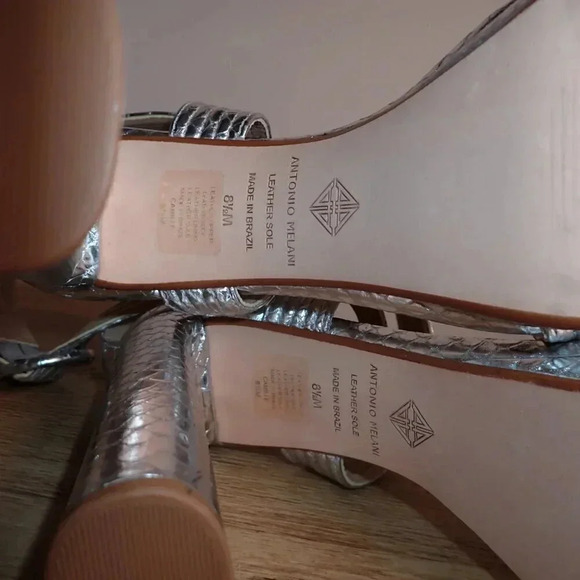 BRAND NEW Antonio Melani snakeskin heels size 8.5 - Picture 6 of 7